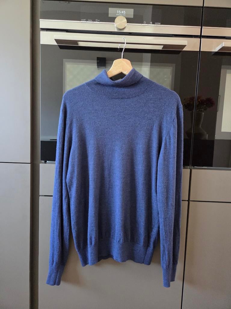 Joe Merino coltrui blauw maat M - Zeer goede staat, Kleding | Heren, Truien en Vesten, Joe Merino, Ophalen of Verzenden, Zo goed als nieuw