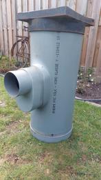 Straathoek met gietijzeren rooster 125mm, Doe-het-zelf en Verbouw, Buizen en Afvoer, Ophalen of Verzenden, Minder dan 2 meter