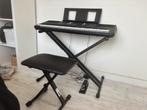 Yamaha PSR-E373 keyboard met standaard, krukje en pedaal, Muziek en Instrumenten, Keyboards, 61 toetsen, Yamaha, Ophalen of Verzenden
