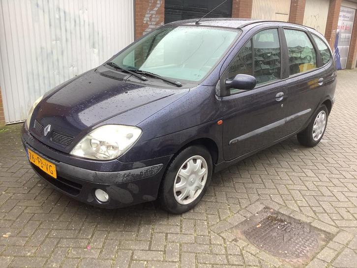 Renault Scénic 1.6 16V RT 2000 Blauw, Auto's, Renault, Particulier, Scénic, Benzine, MPV, Handgeschakeld, Origineel Nederlands