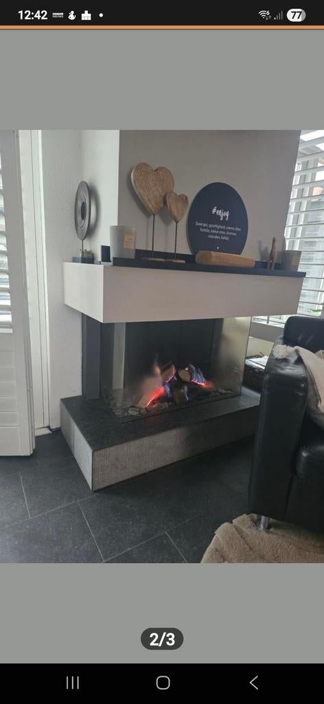 Kal-fire inbouw gashaard met afstandsbediening, Ophalen