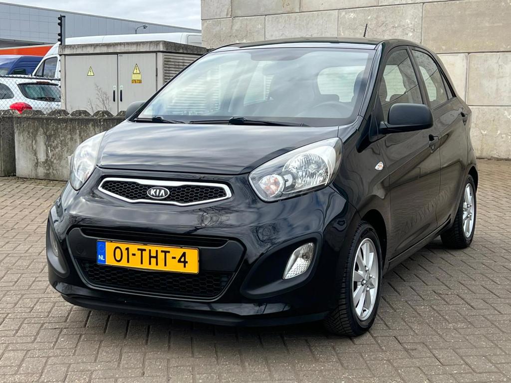 Kia Picanto 1.0 CVVT Comfort Pack AIRCO,NEW APK ,ZEER NETJES, Voorwielaandrijving, Gebruikt, Zwart, 400 kg