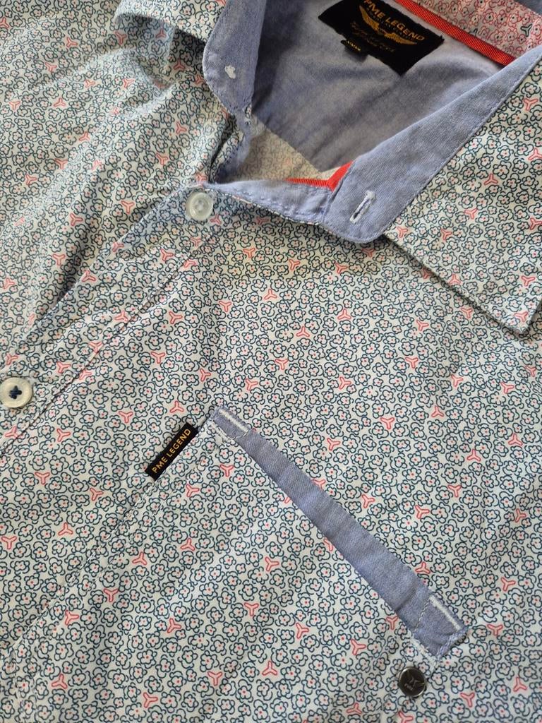 Pme Legend Pall Mall blouse overhemd prints Maat XXXL 3XL, Overhemd, Blauw, ., Ophalen of Verzenden