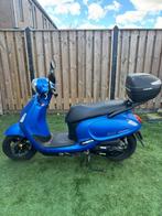 Sym Fiddle IV Mat blauw - Zo goed als nieuw, Fietsen en Brommers, Brommeronderdelen | Scooters, Ophalen, SYM, Overige typen, Zo goed als nieuw