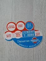 sticker Datsun van NISSAN Leendert v.d.Born te Breda, Ophalen of Verzenden, Zo goed als nieuw, Bedrijf of Vereniging