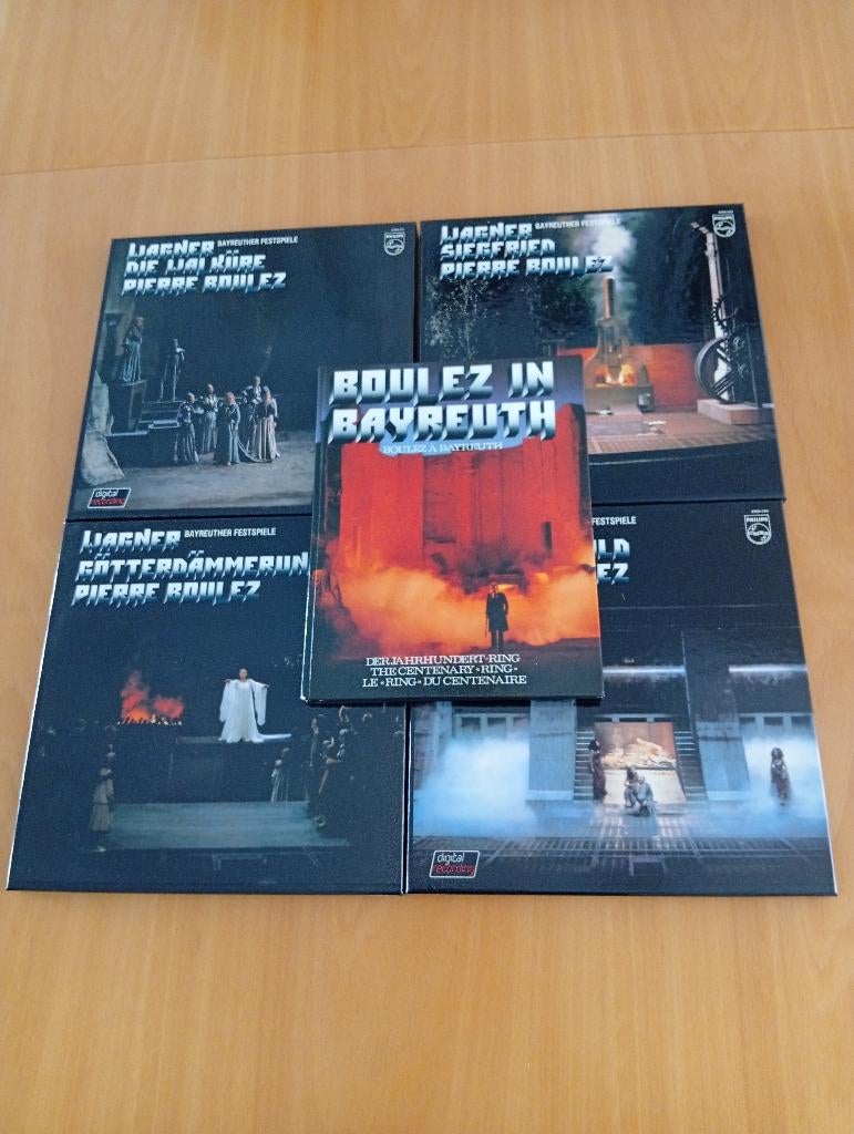 Wagner Der Ring des Nibelungen 16 lp's / 4 boxen met boek, Cd's en Dvd's, Vinyl | Klassiek, Opera of Operette, Zo goed als nieuw