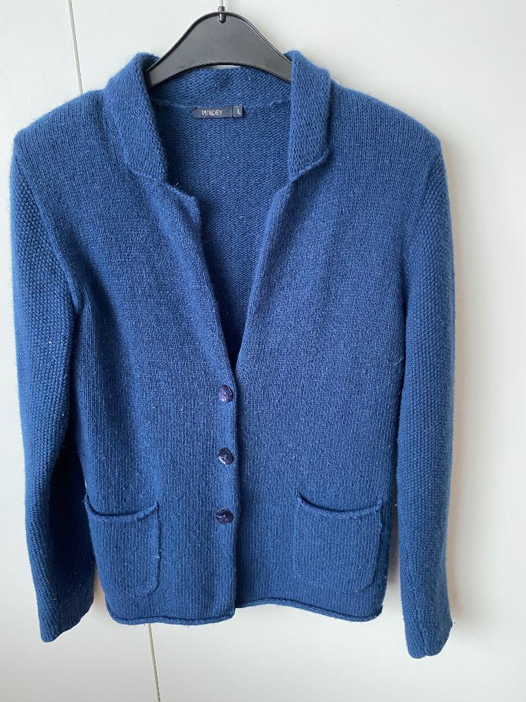 Vest jasje, Kleding | Dames, Jasjes, Kostuums en Pakken, Blauw, Maat 42/44 (L), Ophalen of Verzenden, Onbekend