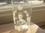 Antiek Wilhelmina glas, Antiek en Kunst, Antiek | Glas en Kristal, Ophalen of Verzenden