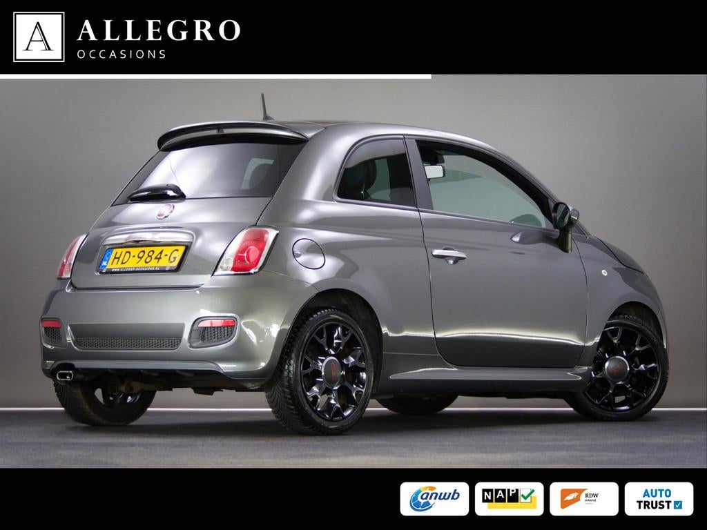 Fiat 500 0.9 TwinAir Turbo Sport (DIGITAL COCKPIT, SPORTSTOE, Voorwielaandrijving, Gebruikt, Start-stop-systeem, Leder en Stof