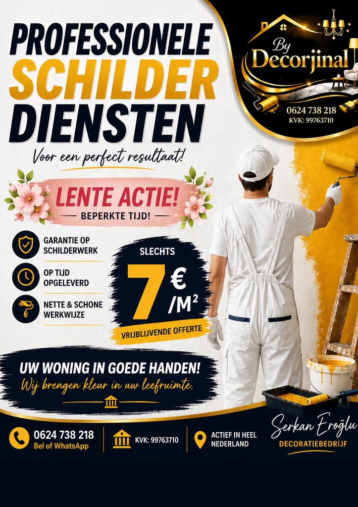 Professionele Schilder, Diensten en Vakmensen, Schilders en Behangers, Kleuradvies, Binnenschilderwerk