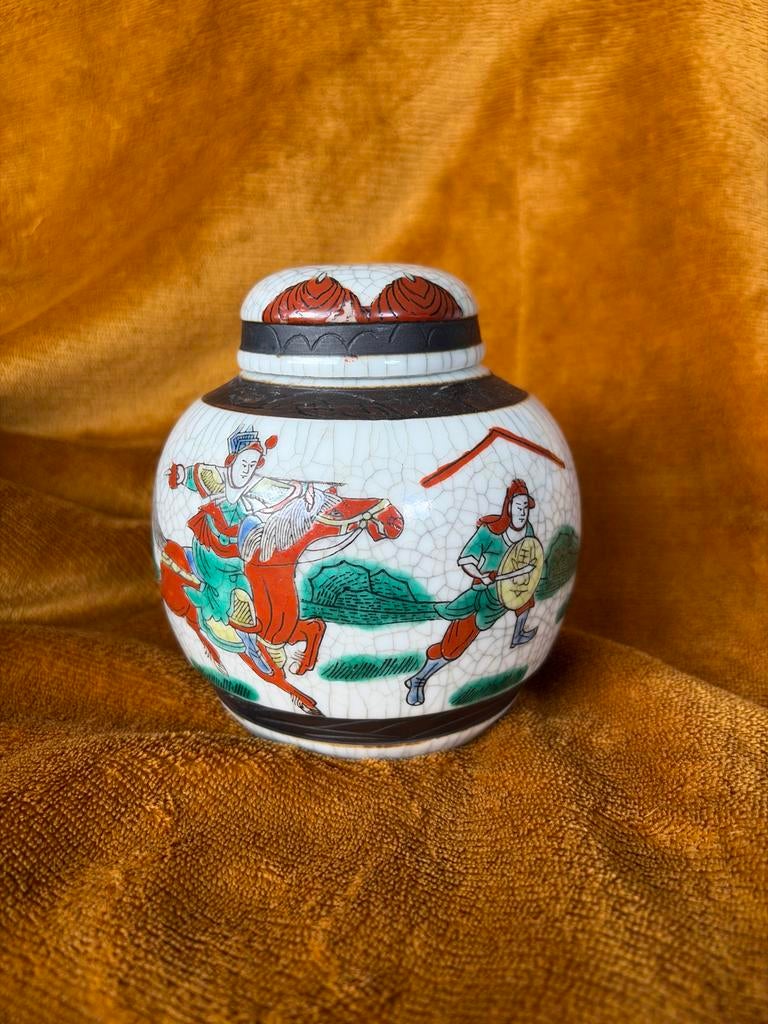 Antieke Chinese gemberpot in Nankingstijl, Ophalen of Verzenden