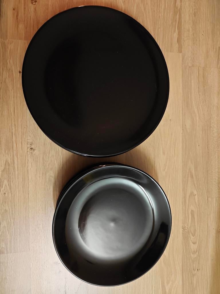Ikea Servies Zwart Glanzend - Borden, Ophalen, Gebruikt, Overige stijlen, Bord(en)
