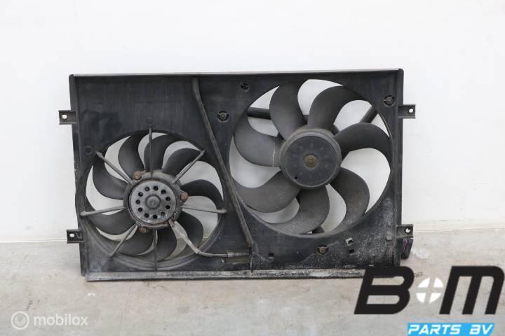 Ventilatorhuis + koelvinnen VW Polo 9N 6Q0121367, Gebruikt