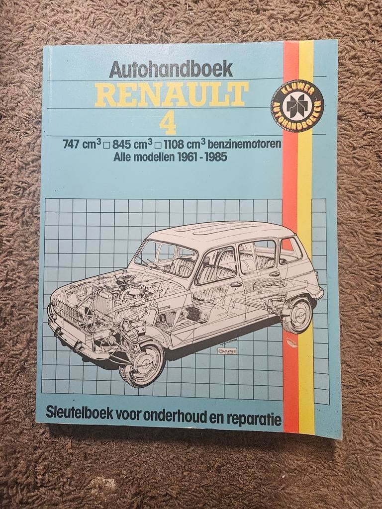 Autohandboek Renault 4 (1961-1985) - Onderhoud & Reparatie, Boeken, Auto's | Boeken, Ophalen of Verzenden, Zo goed als nieuw, Renault