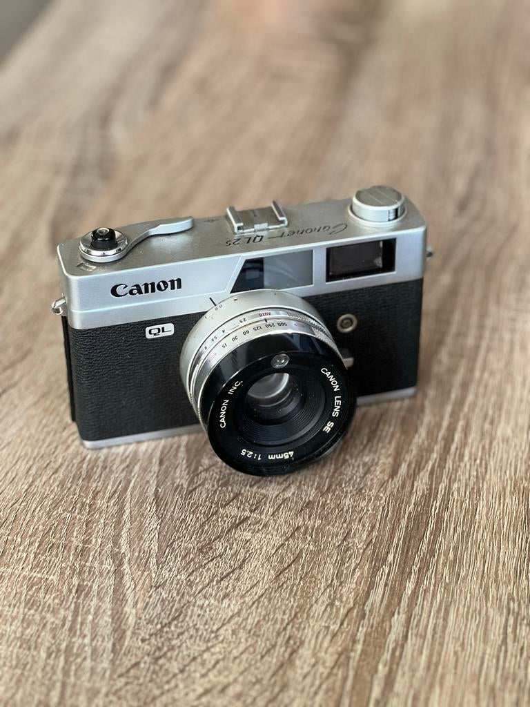 Canon Canonet QL25 vintage camera uit circa 1965, Audio, Tv en Foto, Fotocamera's Analoog, Ophalen of Verzenden, Gebruikt, Compact