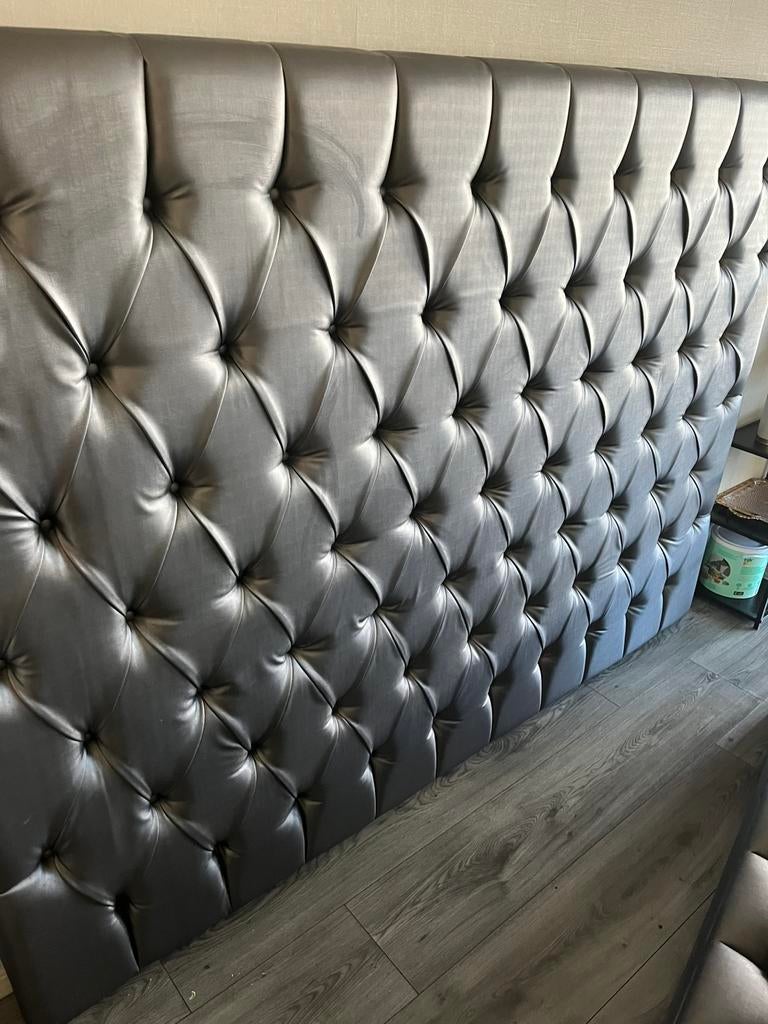 Wandpaneel hoofboord 220x160 hoog, Ophalen, Zo goed als nieuw, Tweepersoons