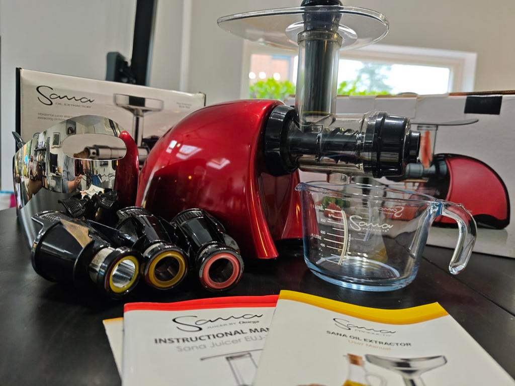 Sana juicer en olie extractor, Witgoed en Apparatuur, Juicers, Ophalen of Verzenden