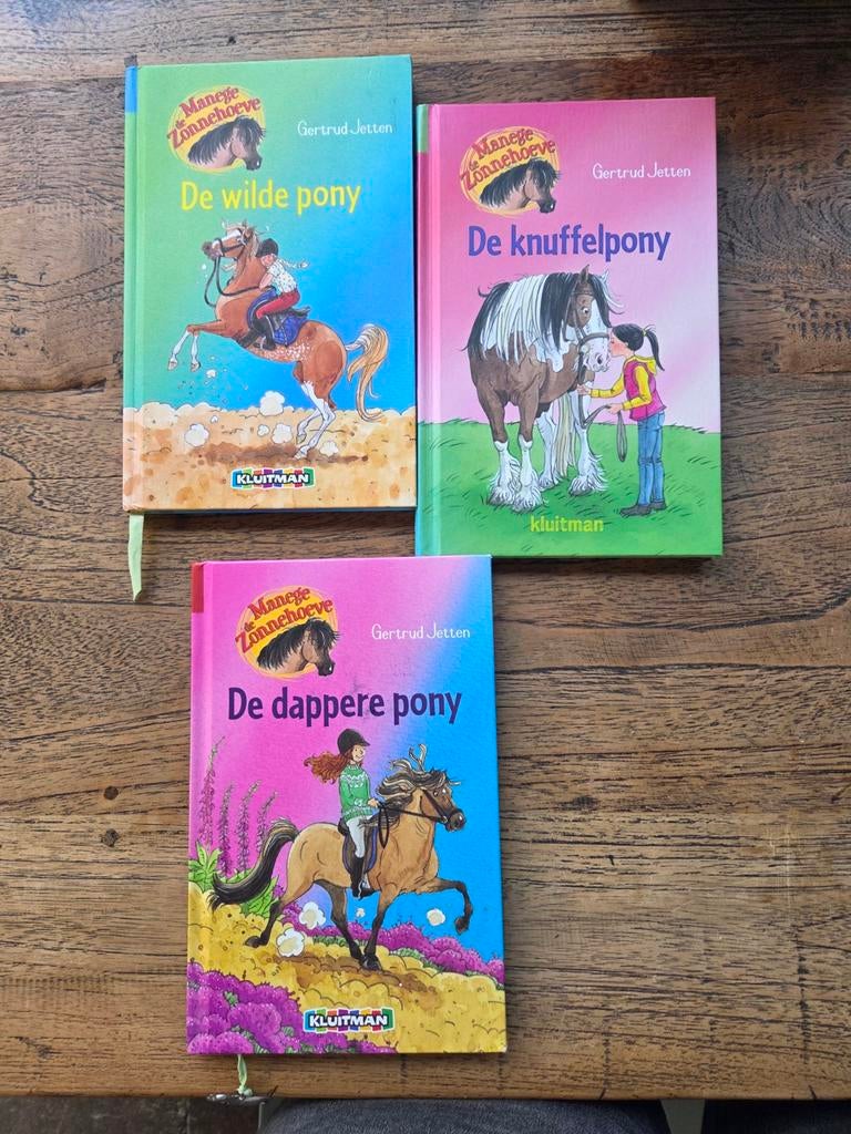 3 leesboek van "manege de zonnehoeve", Ophalen of Verzenden, Zo goed als nieuw, Gertrud jetten