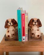 Mooie set van 2 vintage boekensteunen. Hondjes, Ophalen of Verzenden