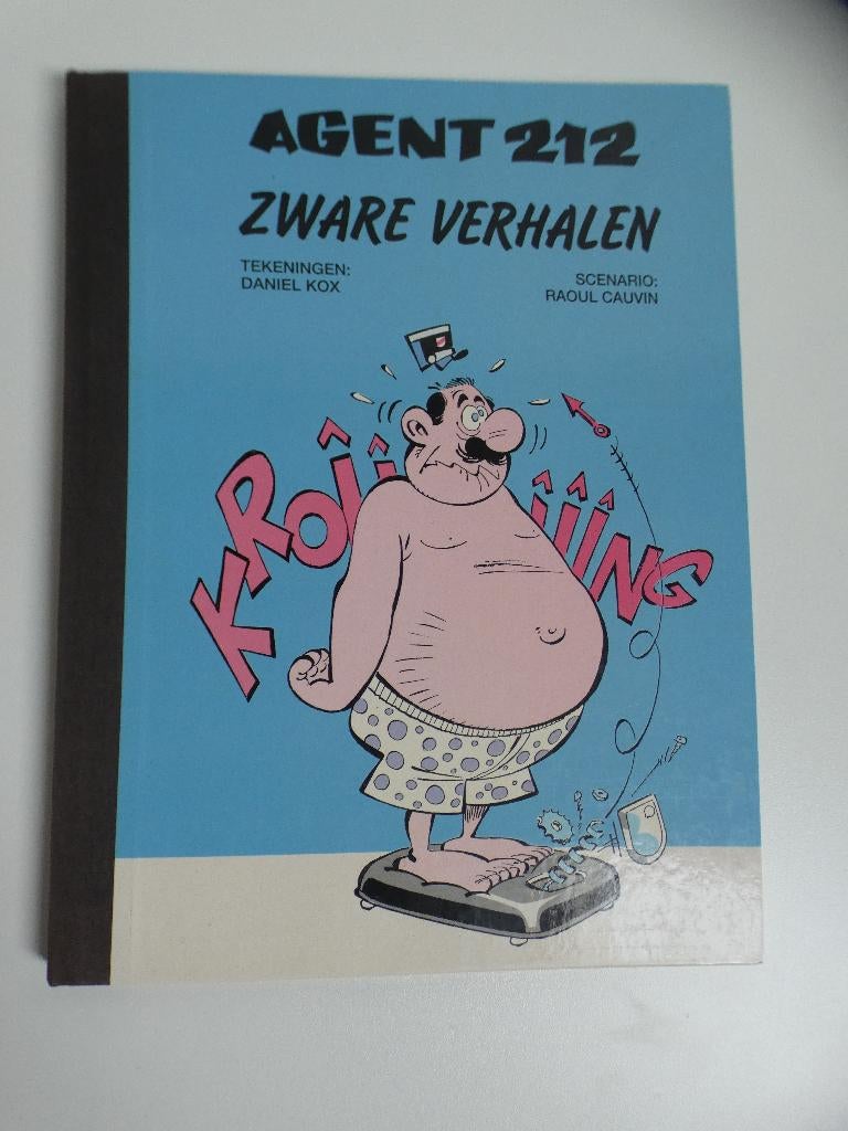 Te koop gesigneerd hardcover album van Agent 212 uit 1995, Eén stripboek, Ophalen of Verzenden, Zo goed als nieuw, Kox