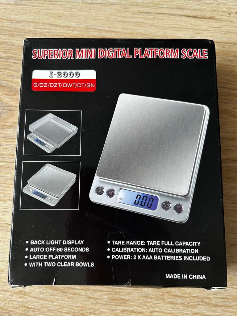 Digitale Mini Weegschaal - Nauwkeurig en Compact, Witgoed en Apparatuur, Weegschalen, Ophalen, Minder dan 10 kg, Keukenweegschaal