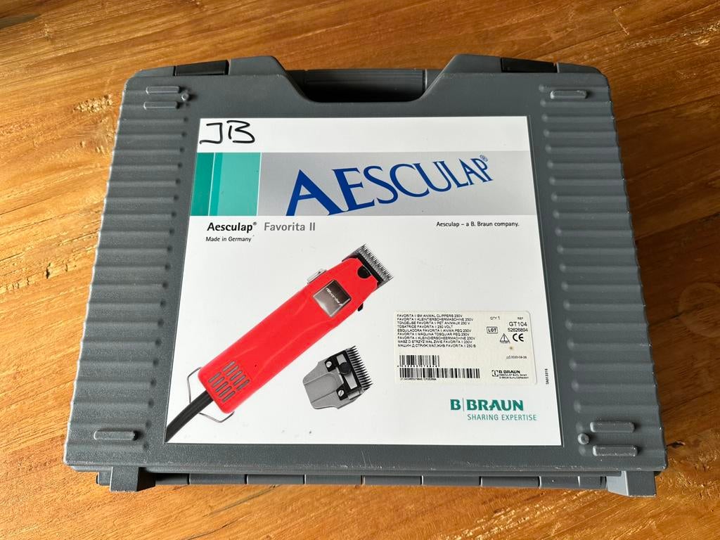Aesculap favorita scheerapparaat incl 3 mm scheerkop, Dieren en Toebehoren, Ophalen of Verzenden, Gebruikt