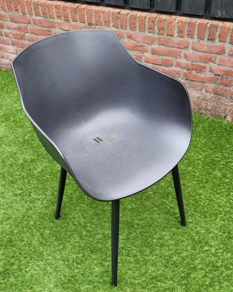 Kunststof Tuinstoelen - Kuipstoelen - Set van 6 stuks, Ophalen, Gebruikt, Kunststof