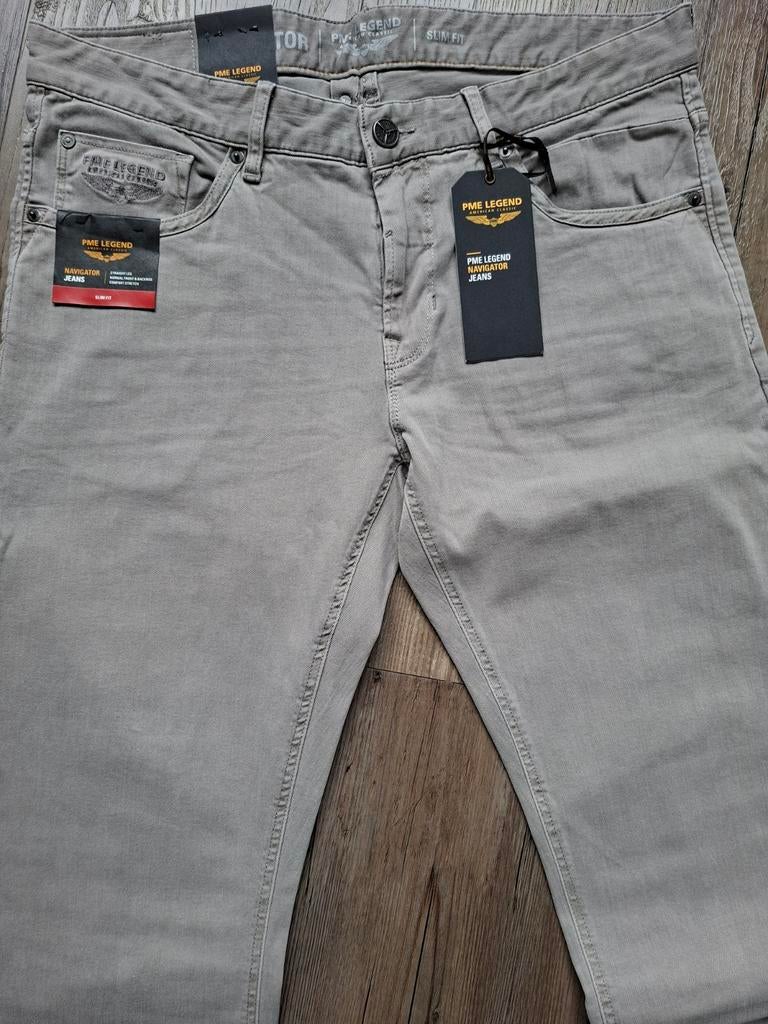 PME LEGEND Navigator slimfit jeans W36 L34, W36 - W38 (confectie 52/54), Nieuw, Ophalen of Verzenden, Grijs