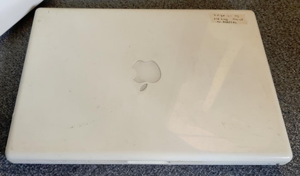Macbook White EIND 2009 [MAC-25] 28-2, Gebruikt, Qwerty, 13 inch, Minder dan 2 Ghz
