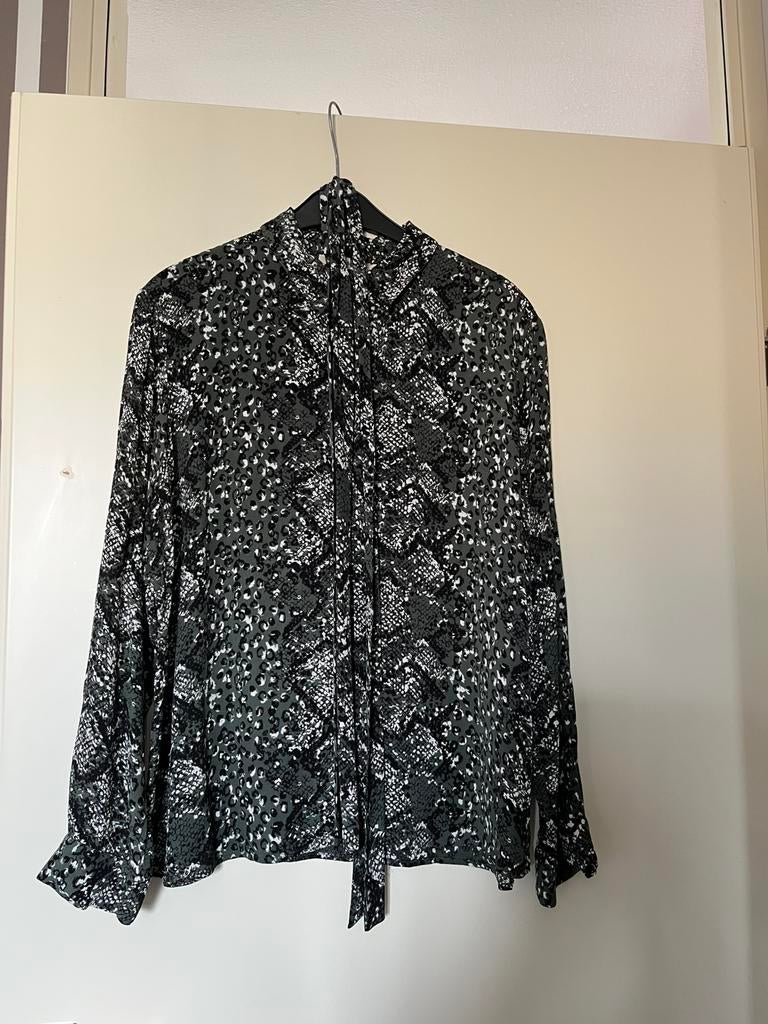Donkergroene blouse van Sissy Boy, Ophalen of Verzenden, Zo goed als nieuw, Maat 42/44 (L), Groen