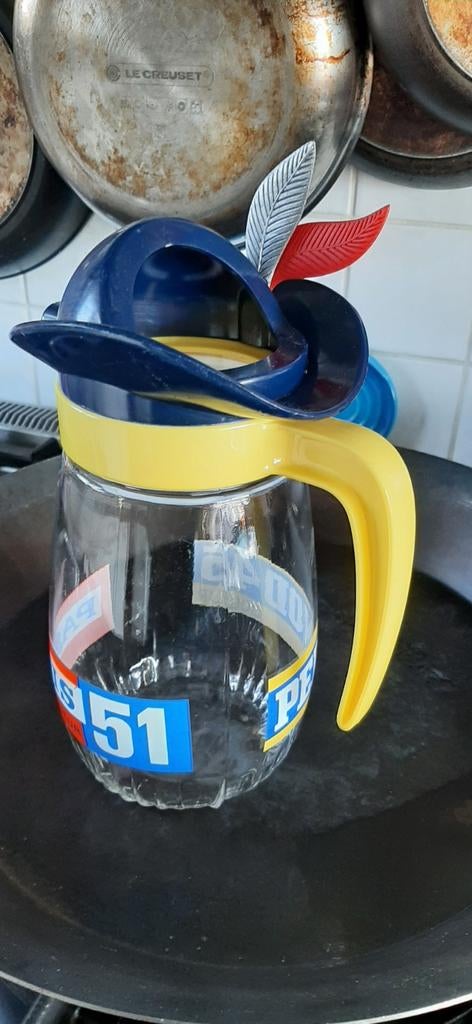 Vintage pastis waterkan, Ophalen of Verzenden, Zo goed als nieuw, Overige stijlen