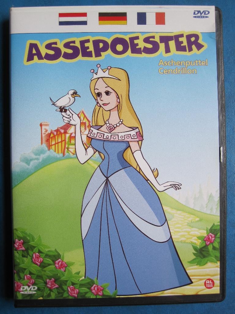 Assepoester, Europees, Tekenfilm, Alle leeftijden, Ophalen of Verzenden