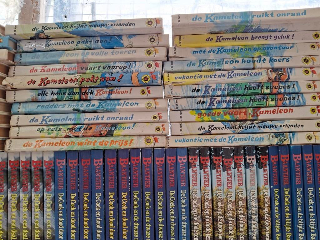 41 Kameleon boekjes - goede staat, dubbel, Ophalen, Gelezen, H. de Roos, Fictie algemeen