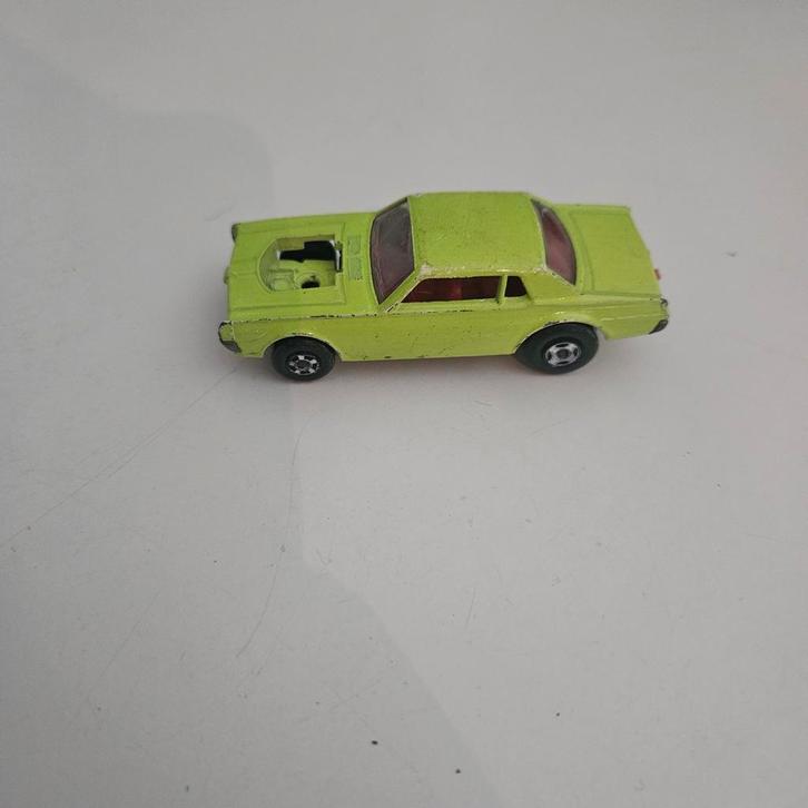 Matchbox Series N82 Mercury Cougar 1970 - Groen, Hobby en Vrije tijd, Modelbouw | Auto's en Voertuigen, Gebruikt, Auto, 1:50 of kleiner