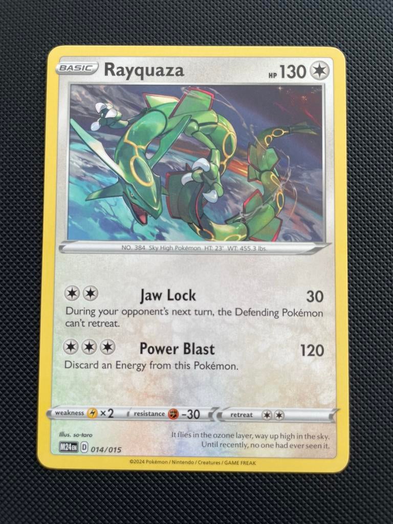 Rayquaza 014/015 McDonald’s 2024, Verzenden, Zo goed als nieuw