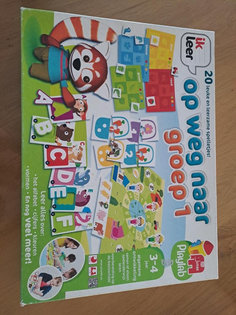 Ik leer: Op weg naar groep 1 - Educatief spel, Een of twee spelers, Ophalen of Verzenden, Zo goed als nieuw, Jumbo Playlab