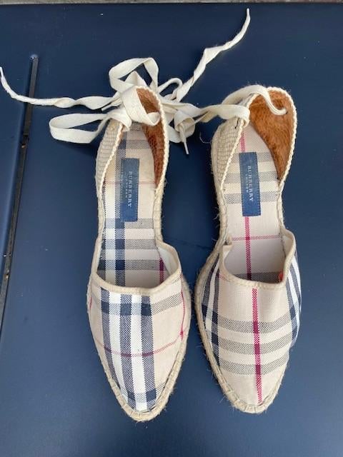 Burberry espadrilles | maat 40 | origineel, Ophalen, Beige, Burberry, Espadrilles of Moccasins