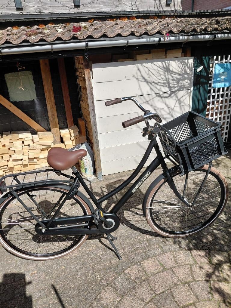 Fiets, Fietsen en Brommers, Fietsen | Dames | Damesfietsen, Ophalen, Terugtraprem, Sparta, Gebruikt