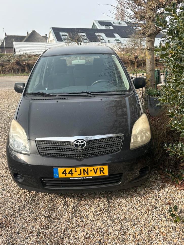 Toyota Corolla Verso 1.6 Vvt-i 2002 Zwart, Auto's, Toyota, Particulier, Corolla Verso, Benzine, C, MPV, Handgeschakeld, Origineel Nederlands