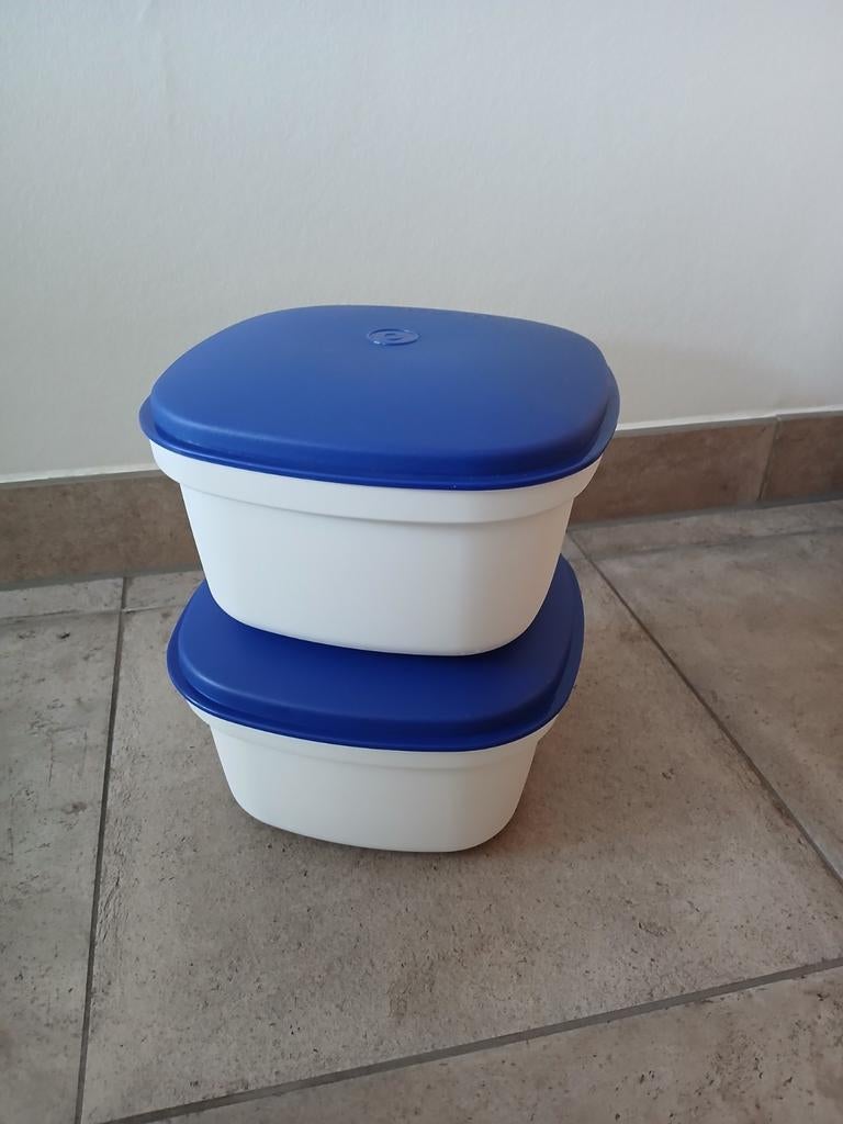 2 Tupperware serveerwonder, graankoker, rijst/pastakoker, Ophalen of Verzenden, Zo goed als nieuw, Blauw, Overige typen
