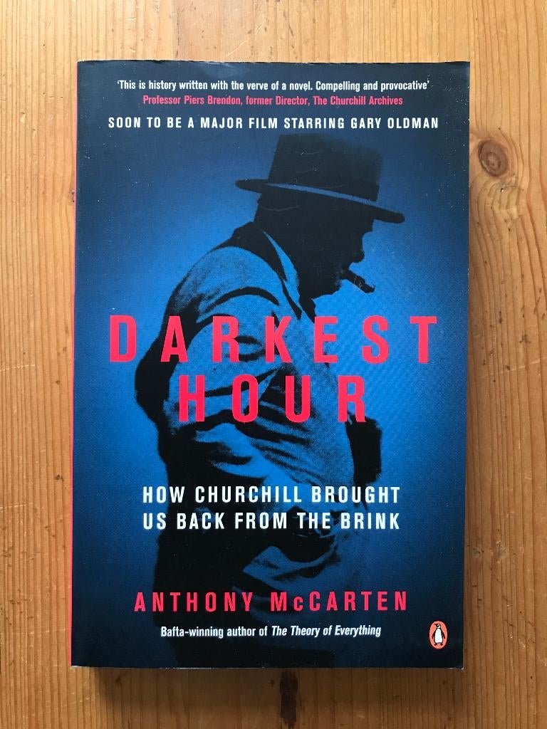 Anthony McCarten - Darkest Hour / Churchill, Tweede Wereldoorlog, Ophalen of Verzenden, Zo goed als nieuw, Algemeen