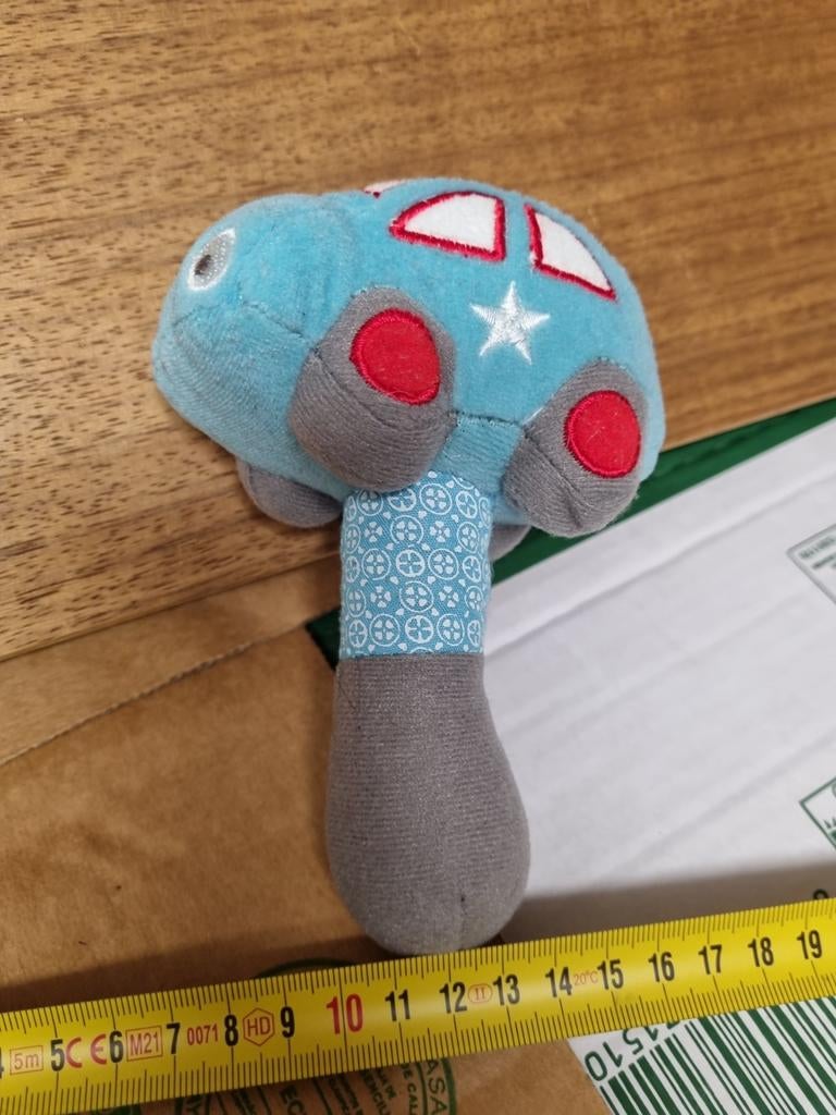 Hema auto rammelaar knuffel nr 19, Kinderen en Baby's, Speelgoed | Knuffels en Pluche, Ophalen of Verzenden, Overige typen