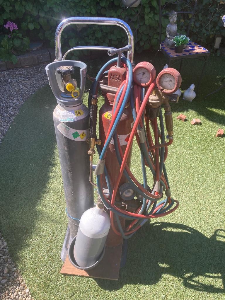 Acetyleen lasapparaat, Doe-het-zelf en Verbouw, Gereedschap | Lasapparaten, Ophalen, Gebruikt, Minder dan 150 ampère, Co2