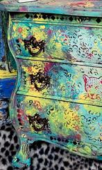 Art/Ladekastje/Buikkastje/Kastje/Luipaard/Hippie, Bohemian eclectisch, Bohemian, Eclectisch, 3 of 4 laden