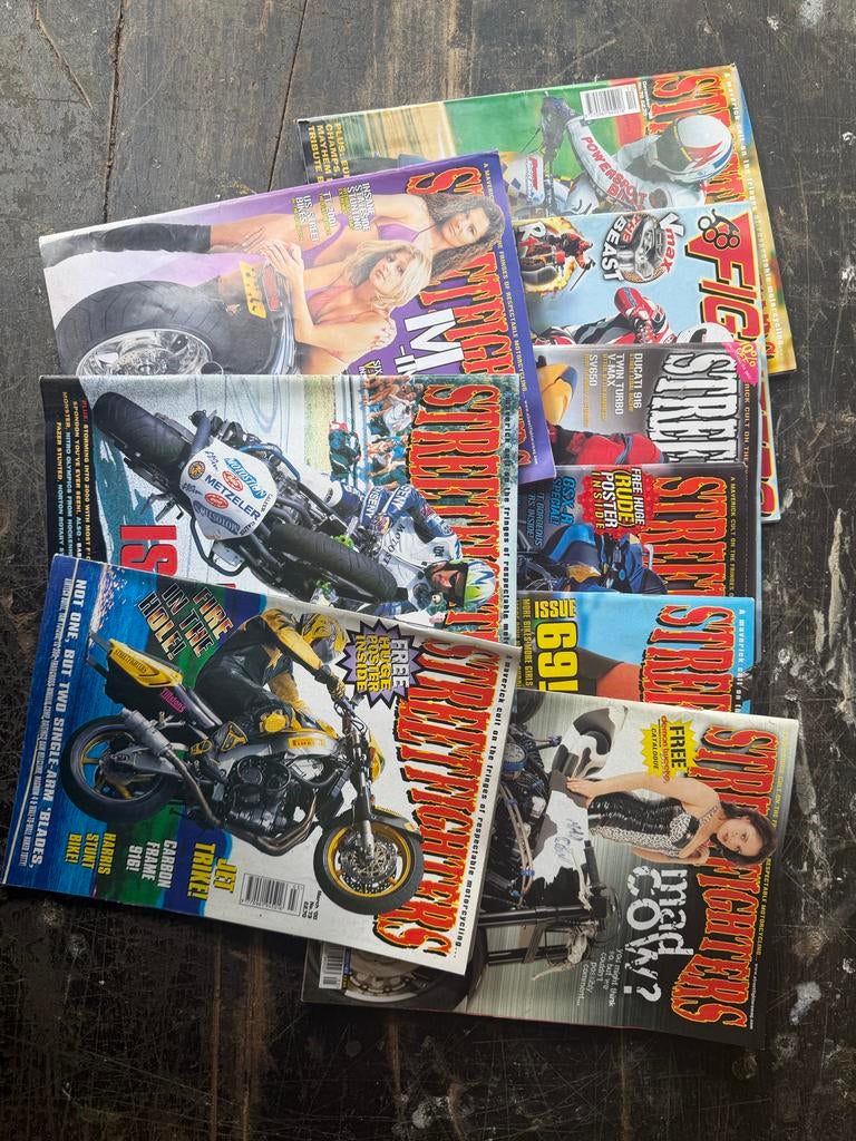 Streetfighters Motorbladen - Diverse Uitgaven, Boeken, Ophalen of Verzenden, Gelezen, Overige typen
