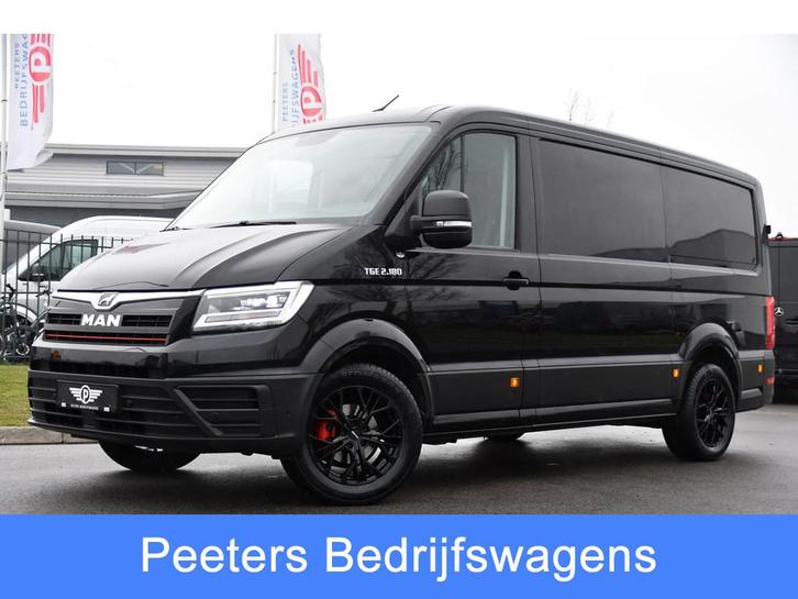 MAN TGE 30 2.0 L3H2 Black Edition Camera, Cruise, Carplay, L, Auto's, Bestelauto's, Bedrijf, Te koop, ABS, Achteruitrijcamera