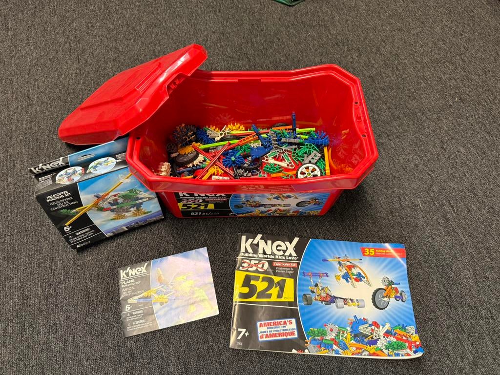 Knex bouwset in opbergdoos, Ophalen, Zo goed als nieuw, K'nex