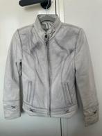 Real Leather Jacket, Kleding | Dames, Jassen | Zomer, Ophalen of Verzenden, Nieuw, Maat 36 (S), Wit