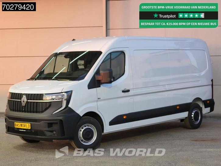 Renault Master 130PK BPM VRIJ! 2025 Model! L3H2 Camera Carpl, Auto's, Bestelauto's, Bedrijf, Te koop, Achteruitrijcamera, Airconditioning