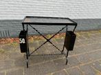 brocante smeedijzeren tafeltje, side table, display tafel, Antiek en Kunst, Ophalen